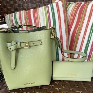 Michael Kors bag and wallet